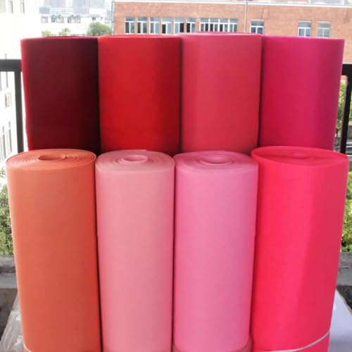 200x85cm Hantverk Filt Tyg Rulle, 1 Mm Tjock Filt Tyg Ark Mjukt Non-woven Filt Tyg För Hantverk DIY Lapptäcke Sömnad Av Kostymer(Color:red)