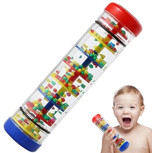 Pesoncarl Rainmaker 8 Pouces drôle de Pluie bâton bébé Jouet hochet hochet