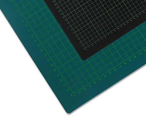 Selbstheilende Schneidematte, 60x90cm | Mit Hilfslinien, Schont Klingen, Unverwüstlich | Schneide-Unterlage, Cutting Board/Mat für Patchwork | Bastelunterlage, Arbeitsunterlage | Beidseitig verwendbar