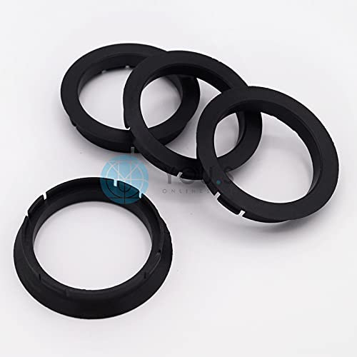 4 x ZENTRIERRINGE DISTANZRING für ALUFELGEN Z06 63,3-54,1 mm Alutec Anzio Rial