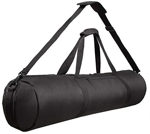 BOLLUMA Bolsa de trípode Acolchada de Espuma, Bolsa de Transporte para luz de fotografía, Correa de Hombro Ajustable, Bolsa de Almacenamiento Grande y Resistente para Soporte de luz, 120x20cm