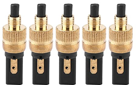BOROCO Interruttori Frizione Moto, Set da 5 Interruttore Universale Freni e Frizione in Rame per Moto, ATV, Dirt Bike, Bicicletta Elettrica