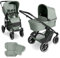 ABC Design Kinderwagen Salsa 5 Air Pine - 2in1 Kombi-Kinderwagen ab Geburt mit Luftreifen, Federung & großer Babywanne