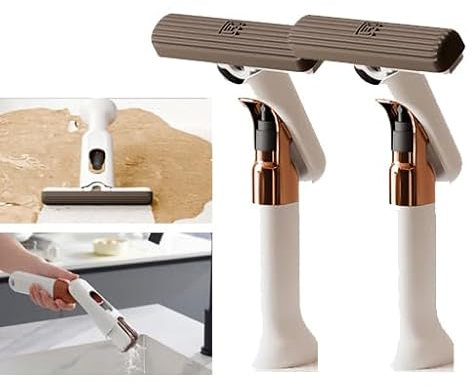 SXHEYUY 2 Piezas Mini Trapeador, Trapeador Pequeño Autoexprimible, Trapeador Esponja Limpieza Mesa, Mini Trapeador En Aerosol, Mini Trapeador Limpieza Uso Seco para Encimera Escritorio