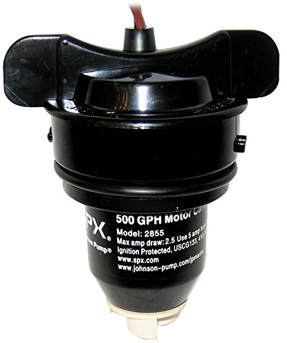 Johnson Pump of America 28552 Marine Pump Cartridge for 500 GPH Motor, black, one size