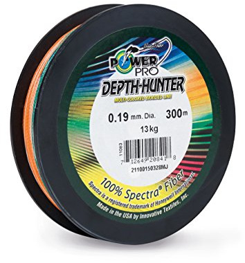 Line PowerPro Depth-Hunter 300m 0.23mm 15kg Multi Color