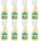 Frosch Allzweckreiniger Multiflächen Orange, für streifenfreien Glanz, Sprühflasche, 8er Pack (8 x 500 ml)
