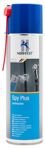 Normfest Lecksucher Spy Plus – Prüfspray zur schnellen und sicheren Lecksuche an Druckluft-, Gas- und Pneumatikanlagen, Nicht brennbar & lösungsmittelfrei, 400ml