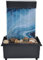 Fontana da Tavolo USB Desktop Piccola Fontana d'Acqua Fontana a Cascata per Interni Mini Fontana in Stile Moderno con Luce a LED per Feng Shui Meditazione Zen Decorazione per Ufficio Regalo