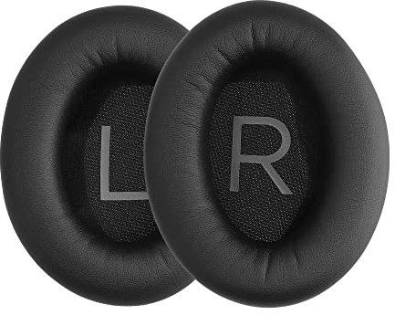 kwmobile 2X Ohrpolster kompatibel mit Bose QuietComfort 45 / QC45 / SC Polster - Kopfhörer Polster aus Kunstleder für Over Ear Headphones