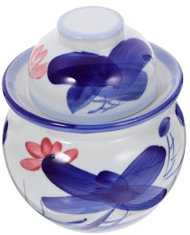 YARNOW Altar De Kimchi Olla De Ron Frasco Tanque De Fermentación Contenedores De Almacenamiento Jarra De Cerveza Tarros De Decapado Pesos De Vidrio Jarra De Vidrio Cerámica Chucrut