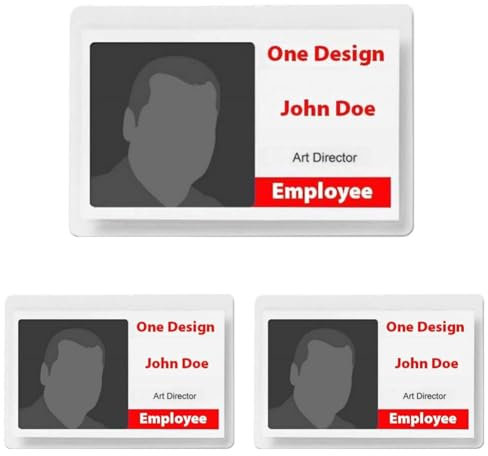 Laminiertasche, Laminierfolie, glänzend, 54 x 86 Millimeter Stärke 2 x 125 (250) Micron (100 Stück) (Packung mit 3)