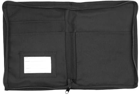 HFMYGS Fahrzeugmappe Dokumentenmappe A5, Auto Handschuhfach Organizer, Mappe A5 mit Mehreren Fächern, Tragbarer Manuelle Tasche, Fächern Fächerordner Führerschein, für Karte Registrierung Autozubehör