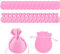 30 sacchetti regalo per gioielli in velluto, sacchetti regalo per gioielli con coulisse, piccoli sacchetti regalo, bomboniere per matrimoni e feste di compleanno di Natale, 9 * 7 cm (rosa)