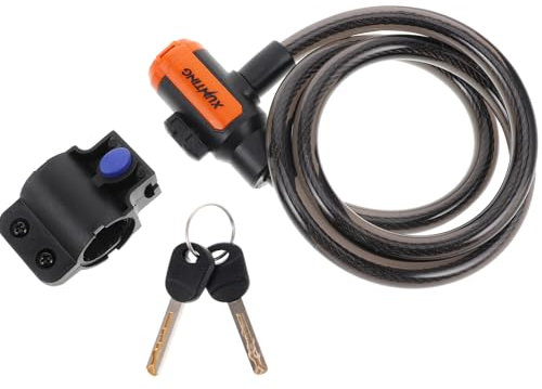 MILISTEN Fahrradschloss Kabelschloss Tragbares Antidiebstahl U Lock Für E Bikes Scooter Kinderfahrräder Und Motorräder Inklusive Halterung