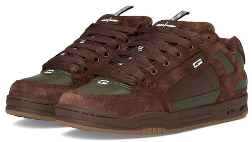 Globe Scarpe da Skate Tilt Prime da Uomo, Marrone/Oliva/Mullen, 40.5 EU