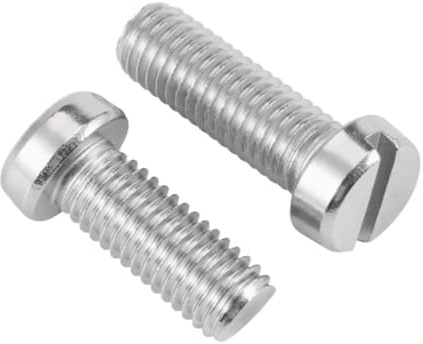 10/50Pcs M3 M4 M5 304 Stainless Steel Slotted Cap Head Slot Column Round Cheese Head Screw Metal Screws(X14mm,M5 10pcs)