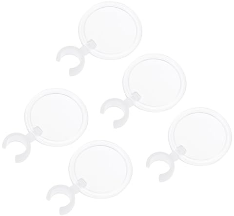 Zerodeko 5 Piezas Soporte para Lápiz con Lupa Acrílico Duradero Herramienta Multifunción para Pintura de Diamantes DIY Ayuda Visual para Manualidades y Aficionados al Arte