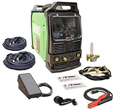 Everlast PowerTIG 210EXT 210Amp Ac Dc Tig Stick Advance Pulse Welder 110/220 Volt Inverter-Based IGBT Technology