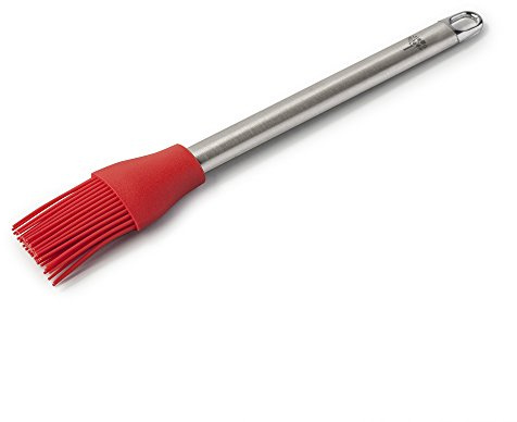 Zeal, Pennello da Cucina, per ungere Pasta e Dolci, con Manico in Acciaio Inox