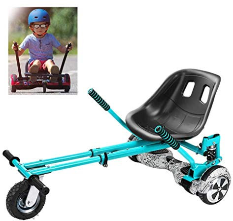 RONGJJ Hoverboard, Hoverboard Hacen Que La Conducción Sea Muy Divertida Y Segura con Un Diseño De Doble Varilla Y Amortiguadores Dobles Compatibles con Classic 6.5 Pulgadas, Blue