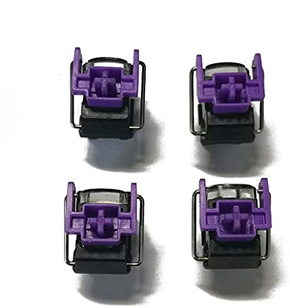 Kingjinglo Optische Schalter Hot Swap für Razer Huntsman Gaming mechanische Tastatur, Violett, 4 Stück