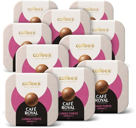 CoffeeB - LUNGO FORTE 9 Coffee Balls 51g, 10er Pack (10x 9 Coffee Balls)