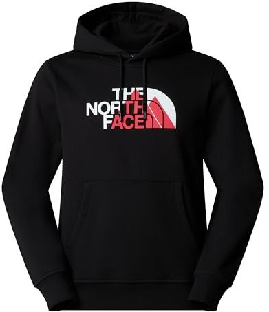 The North Face - Felpa con Cappuccio Grafica Biner da Uomo - Comfort, Maniche Lunghe - TNF Black, L