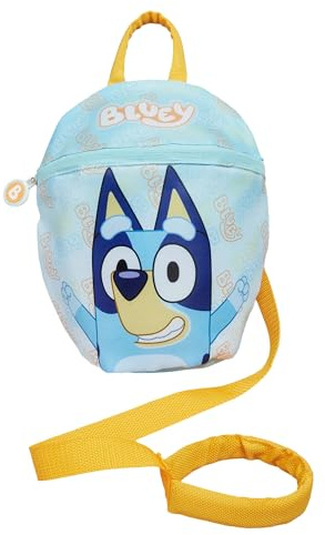 Bluey Boys Reins Bp Backpacks Blue One Size