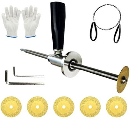 Accuracyy PVC Pipe Cutter with Measuring Scale Heavy Duty Metal Construction for Plumbing and Artisanal Projects PVC Pipe Cutter with Scale