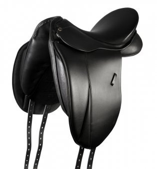 PFIFF Sella da Dressage Amaretto, Nero 16,5 KW2