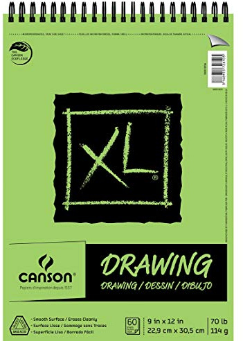 Canson XL Series Drawing, 9 x 12, Green