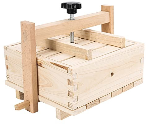 Prensa de de madera,Molde de queso para hacer queso - Fabricante casero de de madera Queso Maker Agua Molde Kit de fabricación de para cocina en casa Delr