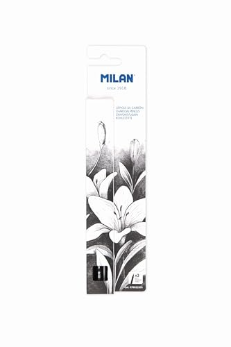 MILAN® Caja 3 lápices de carboncillo MILAN Art