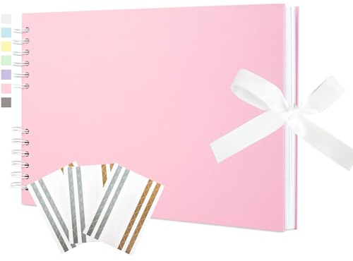 Scrapbook Photo Album 29 x 21.5 cm, 50 Sheets 100 Pages Kraft Paper