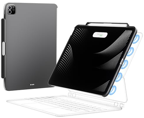 Mytrix iPad Pro 11 Case Compatible with Magic Keyboard & Smart Keyboard Folio, Magnetic Protective Slim Cover with Pencil Holder for 1st-4th Gen(2018-2022)/10.9 iPad Air 4st-6th Gen(2020-2024)