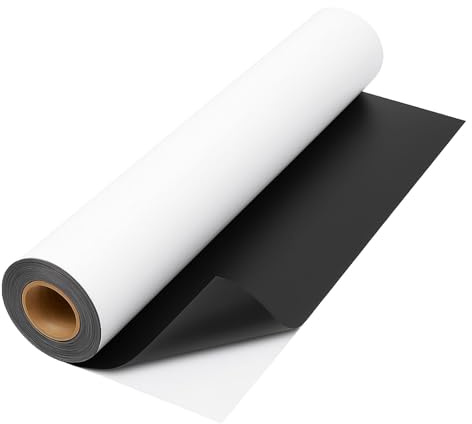 Weedness Film reflecteur Noir et Blanc 10 m x 2 m – Rouleau 70 microns pour growbox, Culture Indoor, Plantes, Jardin et éclairage