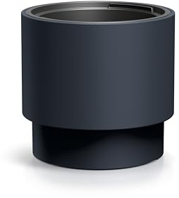 DIKEL Pot de fleurs Ø 29 cm, 28 cm de hauteur | Bac à fleurs en plastique élégant résistant aux intempéries | Cache-pot idéal pour l'intérieur, le balcon ou le jardin | Pots de fleurs grand diamètre |