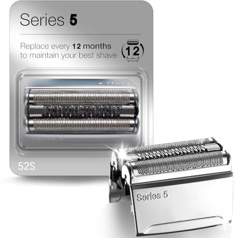 52S Scherkopf Kompatibel mit Series 5, 52S Scherblatt für Series 5, Ersatzklingen Klingen Rasierkopf für Braun Rasierer Herren 5030s 5147s 5145s
