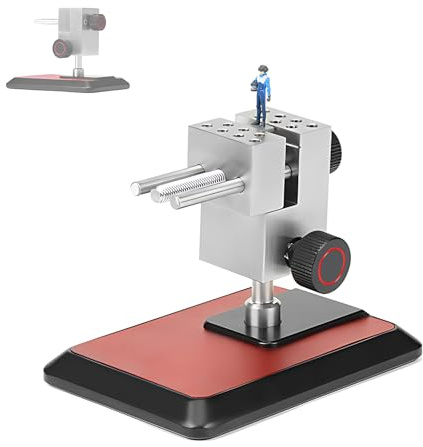 Mini étau d'établi de précision avec 8 tiges de serrage en acier inoxydable, design coudé à 90° pour travaux manuels, sculpture et modélisme