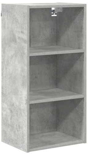 vidaXL Armoire Suspendue Gris béton 40 x 29,5 x 80 cm