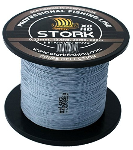 Stork HDx8, 8-Corde Ligne de pêche tressée Prime 600m