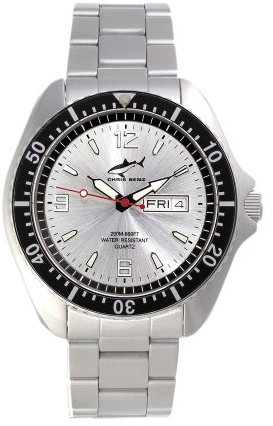Chris Benz One Man CBO-SI-SW-MB Elegante Herrenuhr Taucheruhr