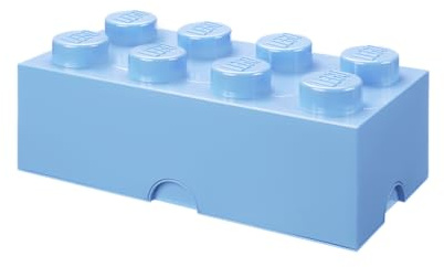 Lego Storage Brick 8 Large Lt Royal Blue