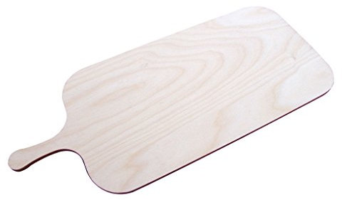 Eli Tarte Flambée Board XL | Grande planche de service avec poignée | Bois de chêne | Idéal pour tartes flambées, barbecue, pizza et antipasti