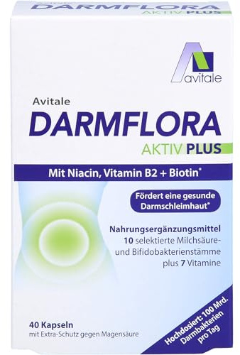 Darmflora Aktiv Plus 100 Mrd.bakterien+7 Vitamine 40 stk