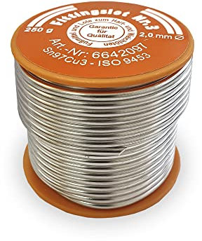 Filo Saldante per Raccordi in Rame – Lega S-Sn97 Cu3 Di Alta Qualità – Saldatura per Impianti Idraulici E Di Riscaldamento