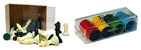 Fournier -130012236, Multicolor (521722) + Accesorios PARCHIS (4 Jugadores) (F06513)
