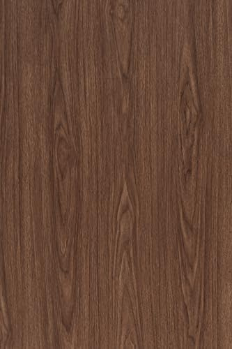HOLOMEY Walnut Wood Contact Paper Peel and Stick Wood Wallpaper 31x157 inch