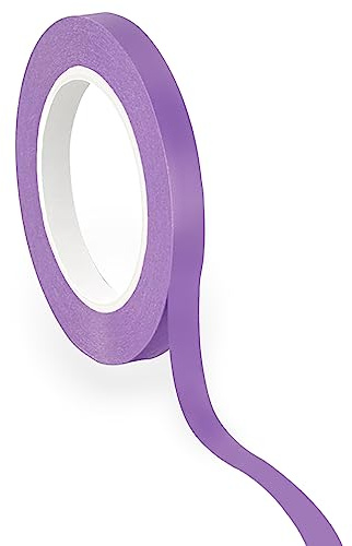 Dpm tapes - Cinta de Vinilo para Enmascarado de Precisión, Línea Fina Adaptable, Gran Conformabilidad, Pintura, Barnizado, Automóviles, Resistente a Altas Temperaturas - Violeta